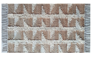 Alfombra de piel de yute Natural a precio de fábrica, alfombras tejidas hechas a mano geométricas bohemias ecológicas para sala de estar - Product Image 4