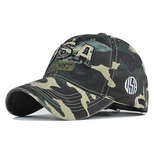 Gorra de Béisbol de 6 Paneles Bordada con la Bandera de EE. UU., Unisex, para Adultos, de Algodón, Informal, Ajustable, con Cierre Magnético - Product Image 6