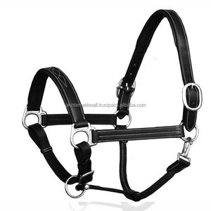 ที่มีคุณภาพสูงสามเย็บแฟนซีเบาะเชือกแขวนคอหนังสำหรับม้าที่มีทองเหลืองนิกเกิลหัวเข็มขัดและแหวน - Product Image 2