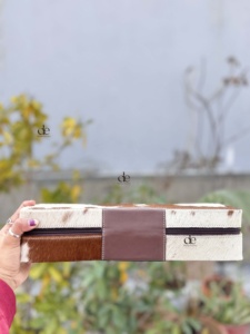 Cowhide Leather Heat Resistant Leather Hair Straightener Curling Iron Cases High Quality Perfect Organizer for Hair Tools - Product Image 2