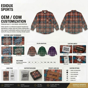 Chemises pour hommes en denim, style le plus récent, avec fermeture à boutons personnalisée, col rabattu personnalisé, vêtements décontractés pour hommes - Product Image 2