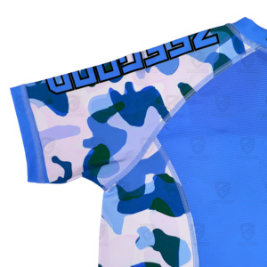Custom Short Sleeve One Piece Swimsuit for Women with <b>Thumb</b> Holes Quick Dry Breathable Stretch UPF50 Rash <b>Guard</b> - Product Image 5