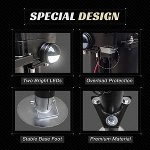 Rimorchio elettrico 12V DC Jack per barche moto d'acqua capacità di 3500 libbre 27 \ "copertura impermeabile per viaggio di sollevamento inclusa rimorchi - Product Image 6