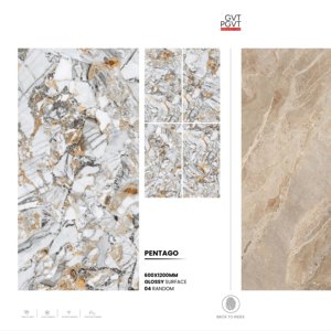 Azulejos de Porcelana Urbanos Contemporáneos 60X120CM 600X1200MM 24X48 Acabado Brillante Gran Formato Superficie Elegante Premium Para Interiores - Product Image 1