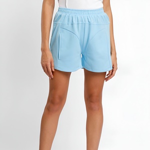 Nouveautés Shorts pour femmes en coton premium, design unique, logo imprimé personnalisé, décoration à paillettes, motif nœud pour les vêtements de plein air - Product Image 1