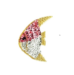 Magnifique patch brodé de perles pour vêtements en jean, patch décoratif fait main pour la création de vêtements - Product Image 5