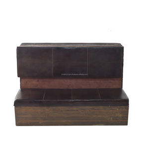 Sofá de cuero, el mejor material hecho para uso en la sala de estar, sofá de dos caras para asientos, oficina en casa y uso en hoteles, muebles para el hogar - Product Image 2