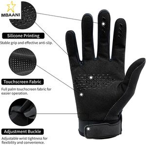 Gants de moto pour hommes - Équipement et accessoires de cyclisme respirants - Réfléchissants, pour le tout-terrain et la randonnée - Product Image 3