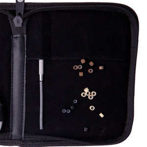 Kit d'outils pour extensions de cheveux en gros, tendance du moment, entièrement personnalisable avec logo, en acier inoxydable, à vendre - Product Image 4