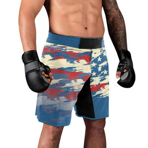 Shorts MMA en gros, shorts de sport personnalisés extensibles pour l'entraînement en salle de sport, vêtements d'arts martiaux, fabricant - Product Image 3