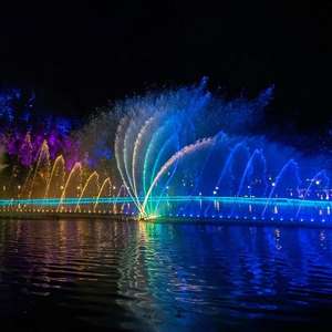 Fontaines et décorations de jardin modernes pour l'extérieur avec jets d'eau dansants musicaux, lumières LED, acier inoxydable, installation facile - Product Image 3