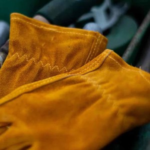 Gants de conducteur en cuir de vachette pleine fleur de haute qualité, résistants à l'abrasion, pour la protection personnelle, le jardinage domestique, vente en gros - Product Image 4
