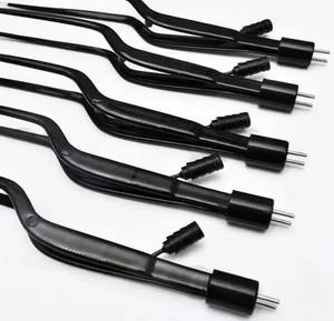 Ensemble de 5 pinces bipolaires à baïonnette manuelles antiadhésives de qualité supérieure, de type américain, en acier inoxydable de qualité chirurgicale, autoclavables - Product Image 3