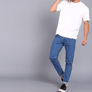 Jean Boyfriend Coupe Droite Taille Haute pour Homme – Style Hip Hop Décontracté et Habillé – Tendance et Confortable – Vente Flash - Product Image 3