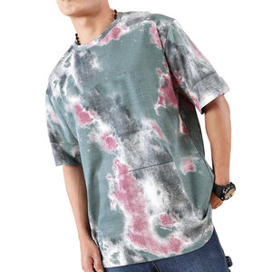 เสื้อยืดผู้ชายสีสันใหม่ตามสั่ง ขายส่ง เสื้อยืดผู้ชายพิมพ์โลโก้ เสื้อยืดผู้ชายคุณภาพสูง - Product Image 1