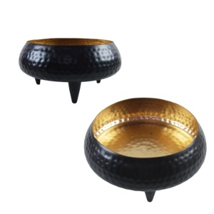 Urli Redonda de Hierro de Diseño Elegante y Moderno para Decoración del Hogar, Decoración de Mesa para Fiestas, en Oferta 2023 al Mejor Precio - Product Image 1