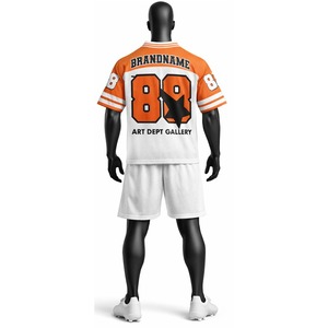 Durable Quality American Football Jersey and <b>Shorts</b> Set Breathable Sportswear 100% <b>Polyester</b> American Football Jersey and <b>Shorts</b> - Product Image 3
