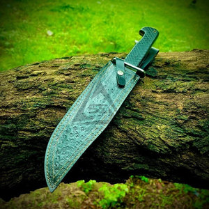 Couteaux à lame fixe DIY OEM personnalisables en taille et poids, prix abordable, vente en gros 2026, manche en bois, acier inoxydable et damas de haute qualité - Product Image 5