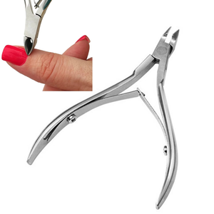 Juego de 3 Piezas de Cortaúñas de Acero Inoxidable de Doble Cara con Empujador de Cutículas y Apertura de Mandíbula Ancha para Manicura Profesional - Product Image 2