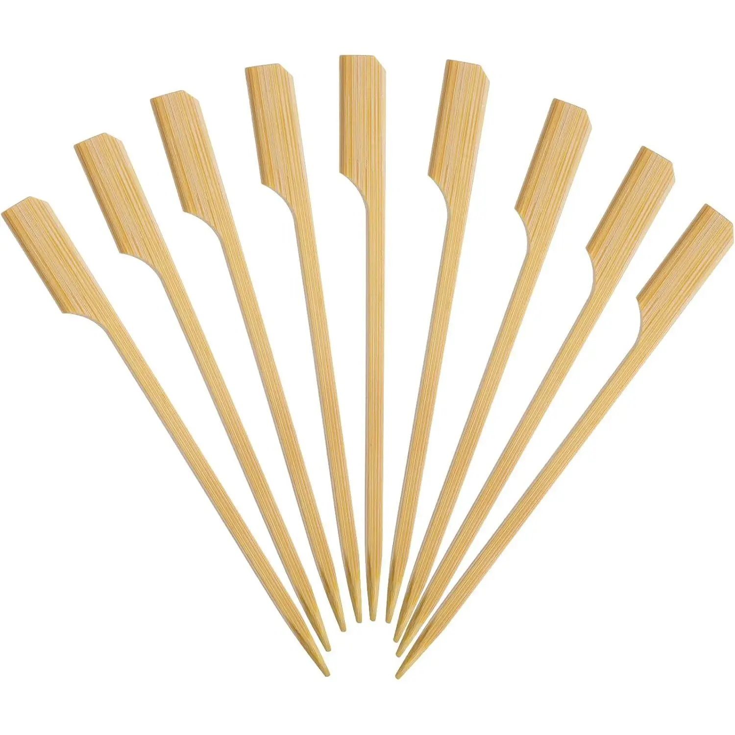 MSL162-Paddle Skewers 4.7" Color