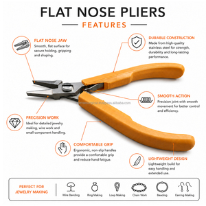 Best Quality Flat Nose Pliers for Jewelry Making Lindstrom Style Precision <b>Wire</b> Work Pliers Wholesale Manufacturer - Product Image 5