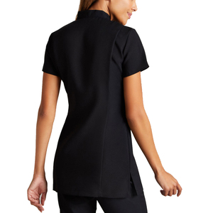 One Button Style New Fashion Breathable Spandex Beauty Salon Uniform <b>Nursing</b> Spa Workwear <b>Tunic</b> - Product Image 2