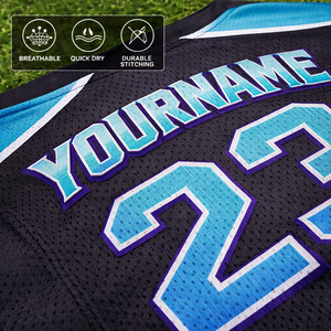 เสื้อบาสเก็ตบอลแบบสั่งทำพิเศษ กางเกงขาสั้นสำหรับทีมและลีก แห้งเร็ว ระบายอากาศได้ดี ผ้าโพลีเอสเตอร์ 100% ปักชื่อผู้เล่นตามสั่ง - Product Image 3