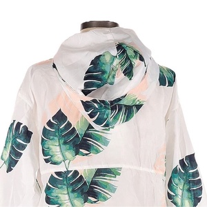 Custom Flower Print Windbreaker Jacket Training Wear Printed Football Jackets Sublimation Windbreaker Running Jacket Gym Fitness - Product Image 6