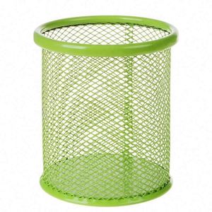 Porte-crayons en métal maillé pour bureau, organiseur de stylos - Product Image 3