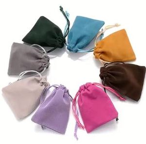 High Quality Velvet <b>Drawstring</b> <b>Bag</b> Jewelry Organizer Pouch Soft Touch Velvet <b>Drawstring</b> <b>Bag</b> Luxury Storage Pouch On Sale Price - Product Image 2