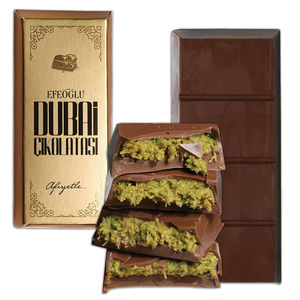 Barra de Chocolate Knafeh con Pistacho de Dubái - Oferta Exclusiva B2B al por Mayor para Supermercados y Exportación Internacional - Product Image 3