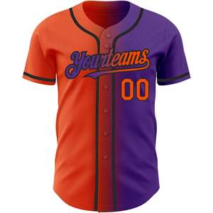 Camisetas de Béisbol Personalizadas con Degradado, Uniformes de Equipo Transpirables y Cosidos para Jóvenes, Hombres, Mujeres y Niños - Product Image 4