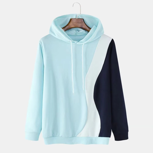 เสื้อฮู้ดดี้พิมพ์ลายตามสั่งสำหรับผู้ชาย ผ้าฝ้าย 100% พร้อมโลโก้และสีตามสั่ง ขนาดต่างๆ - เสื้อผ้าสตรีทแวร์ พิมพ์ลายพัฟ ผ้าถัก - Product Image 4