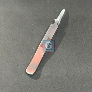 Pince à cils en acier inoxydable la plus vendue, pointe fine et aiguisée pour extensions de cils - Product Image 2