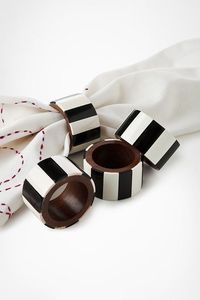 Anillos de Servilleta de Madera y Resina Personalizados con Logotipo, Hechos a Mano, Elegantes, de Madera y Resina para Mesa, Restaurante, Hotel - Product Image 3