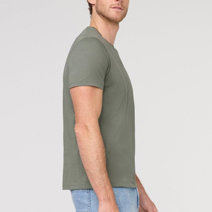 Camiseta de Hombre de Moda, Manga Corta, 100% Algodón, Vintage, Personalizada, Estampada, Transpirable, Tejida - Product Image 2