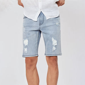 Nouvelle tendance : Shorts en jean personnalisés pour hommes, vêtements décontractés, shorts en jean personnalisés avec logo et emballage sur mesure - Product Image 6