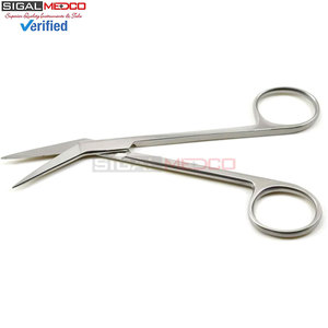 Iris Angular Scissor 11cm 4.5 Inch High Quality Stainless Steel Tissue Surgery Sharp Dental Scissors Medic Instruments - Product Image 5