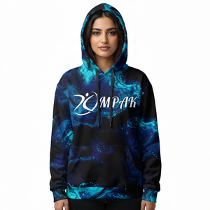 Premium Winter Oversized Unisex Hoodie with Embroidered Sublimation Design Eco-Friendly Cotton Blend for Streetwear Fashion - Product Image 1