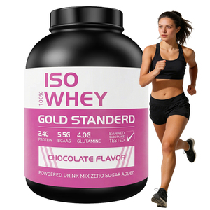 Proteína de Suero de Leche Aislada <span class=keywords><strong>ISO</strong></span> Alemana para Adultos OEM, 0g de Azúcar, 0g de Grasa, Mejora la Densidad Ósea, Sabor Vainilla - Product Image 1