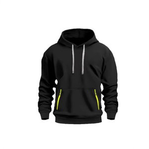 <b>Mens</b> Custom Fleece Hoodie <b>Pullover</b> Heavyweight Blank Hooded Sweatshirt Zipper Pocket - Product Image 2
