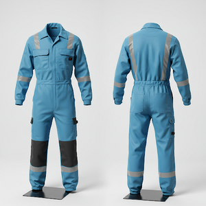 Safety Polyester Custom Workwear Functional Full Sleeves Full Sleeves Safety Coveralls Over waterproof best material <b>fire</b> proof - Product Image 6
