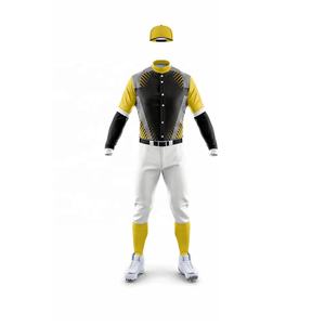 Jersey de béisbol transpirable sublimado personalizado con logotipo de equipo y diseño de números conjuntos de uniformes de softbol deportivo - Product Image 2