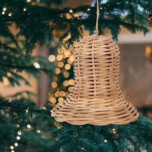 Adornos navideños hechos a mano de ratán de Vietnam para decoración de mesas de fiesta y decoración festiva ecológica - Product Image 4