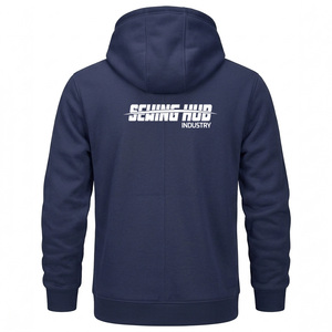 Sweat à capuche pour homme Hip Hop Street Wear, hiver, logo sur le devant, respirant, confortable, coton mélangé, prix bas - Product Image 2