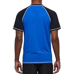 Men Rash Guard <b>Compression</b> T <b>Shirt</b> Short Sleeve UV Protection Swim <b>Shirt</b> Quick Dry High Quality OEM - Product Image 2