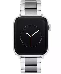 Cinturino uomo argento-tono e canna di fucile in acciaio inossidabile compatibile con orologio da 42mm, 44mm, 45mm, Ultra, Ultra Apple Ultra2 | Vince Cam - Product Image 1