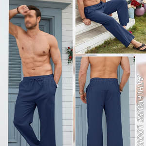 Pantalones de Hombre de Algodón Premium, Suaves y Amigables con la Piel, para Usar en Todas las Estaciones, Material Transpirable, Pantalones de Hombre de Alta Calidad - Product Image 4