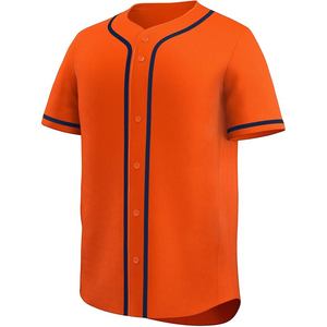 Striped Baseball Jersey Vertical Line Pinstripe <b>Button</b> Down Retro Softball Top Streetwear - Product Image 4