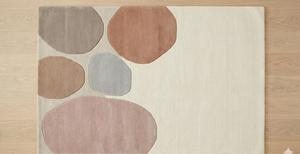 Alfombra Moderna de Lana Hecha a Mano, Antideslizante, con Diseño Abstracto, para Sala de Estar, Dormitorio, Decoración Contemporánea para el Hogar - Product Image 4